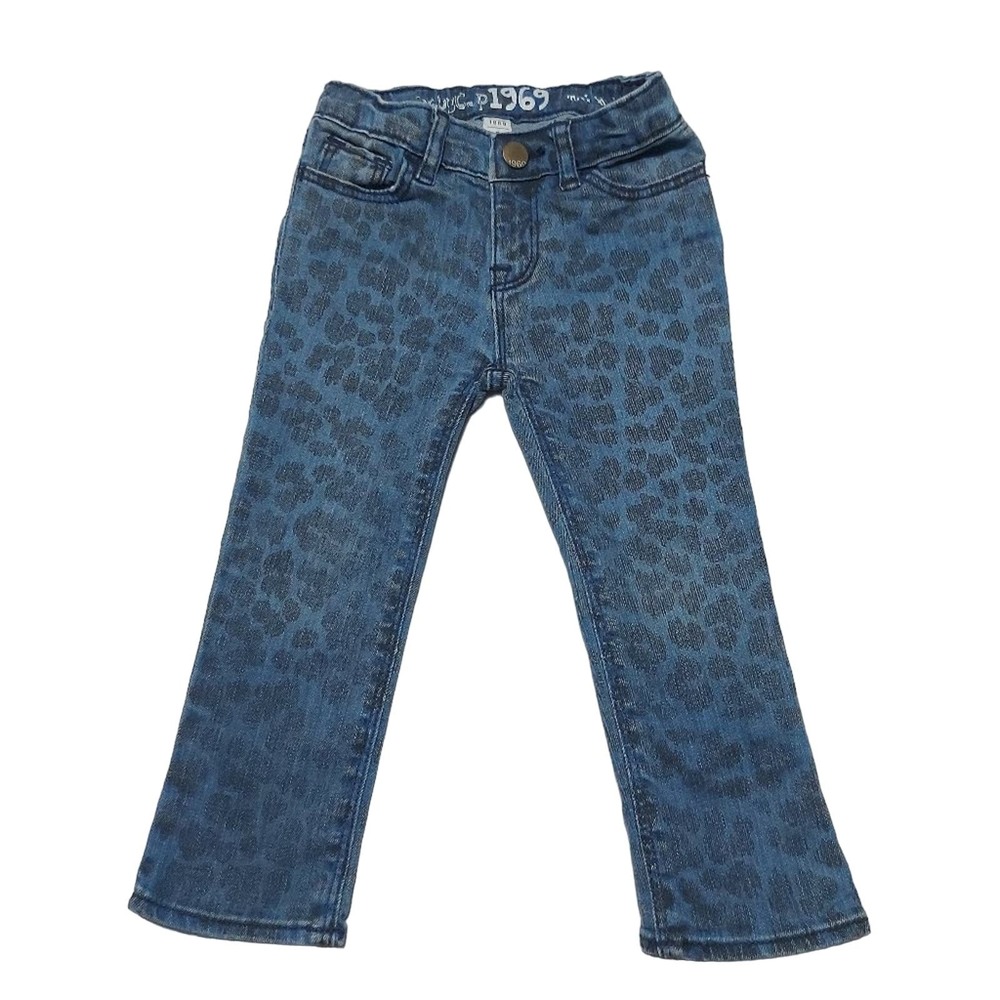 Baby GAP 1969 5-pocket animal print skinny jeans